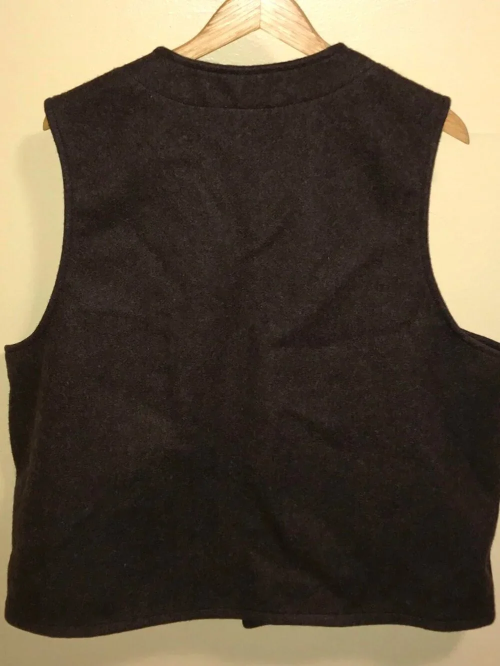 Men's Filson Mackinaw Virgin Wool Vest-Size 48 (XL/2XL) Brown